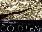 Imitation Gold, Silver & Copper Leaf Sheets - LBB Resin - embell, embellishment, foil, leafing