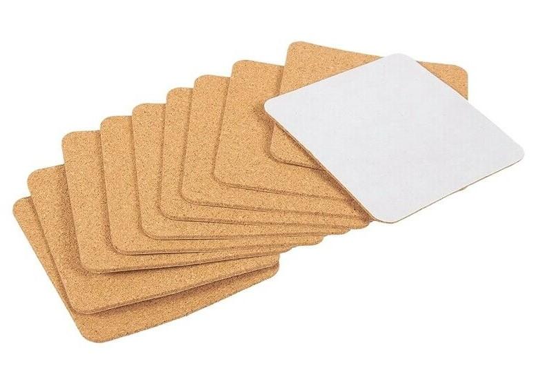 Adhesive Cork Backing Packs Square LBB Resin