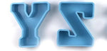 Alphabet Mould Individual Letters U-Z - LBB Resin - alphabet, letter, letters, mold, mould, silicone, slphabet