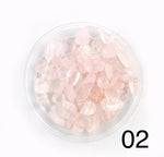 Assorted stones and crystals - LBB Resin - embellishment, fluoro, fluro, mica