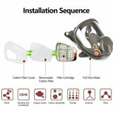Full face Reusable Respirator (One Size)AccessoriesLBB Resinfeature
