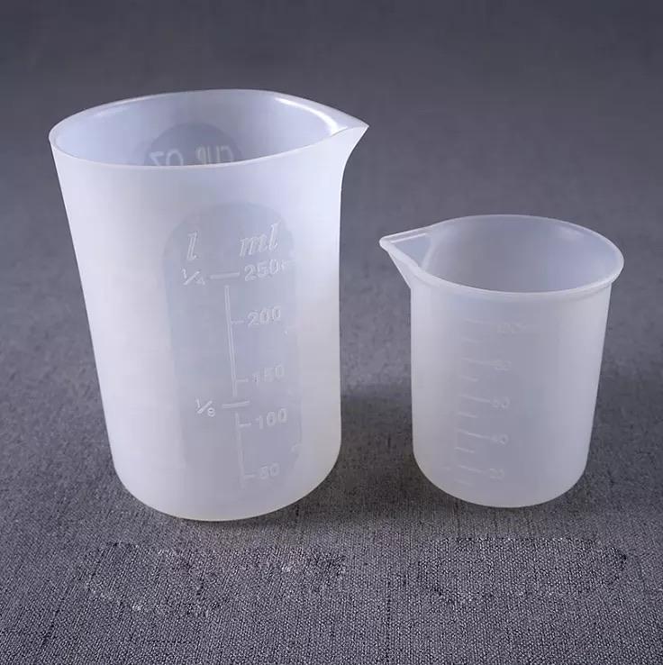 Silicone Measuring & Mixing Cups 100, 250 & 500ml - LBB Resin - cup, jug, preorder, reusable, silicone, spo-default, spo-disabled, tool, tools, Wholesale