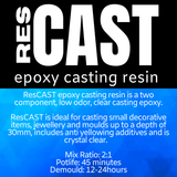 ResCAST - epoxy casting resin 750ml - LBB Resin - resin products, sale, Section 8, spo-default, spo-disabled, Wholesale