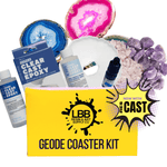 Resin Geode Coaster Kit (Amazing Clear Cast 237ml)KitLBB Resincoaster