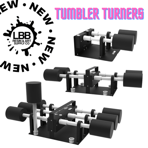 Resin Tumbler Turners (Multiple Head 2, 4 or 6 heads)KitLBB Resin2