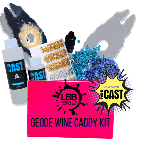 Resin Wine Caddy Kit - GeodeKitLBB Resincoaster
