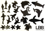 Sea Animal StickersLBB ResinA5