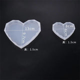 Silicone Diamond Heart Mould - LBB Resin - mould, spo-default, spo-disabled, Wholesale