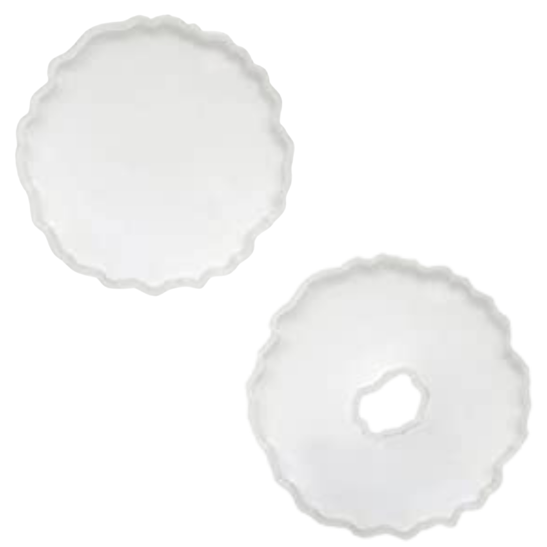 Silicone Mould Geode CoasterMouldLBB Resinmould